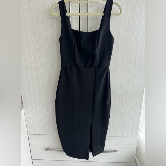 Lulu’s “Baby You’re The One” Black Bodycon Midi Dress - Picture 3 of 7